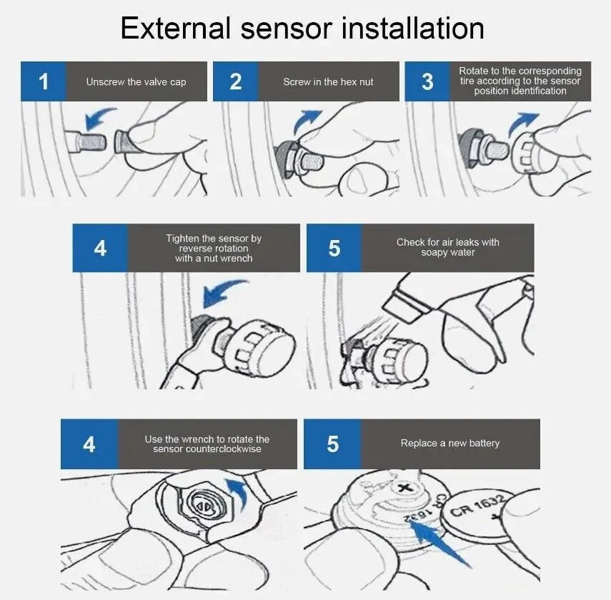 Car Tire Pressure Monitoring System